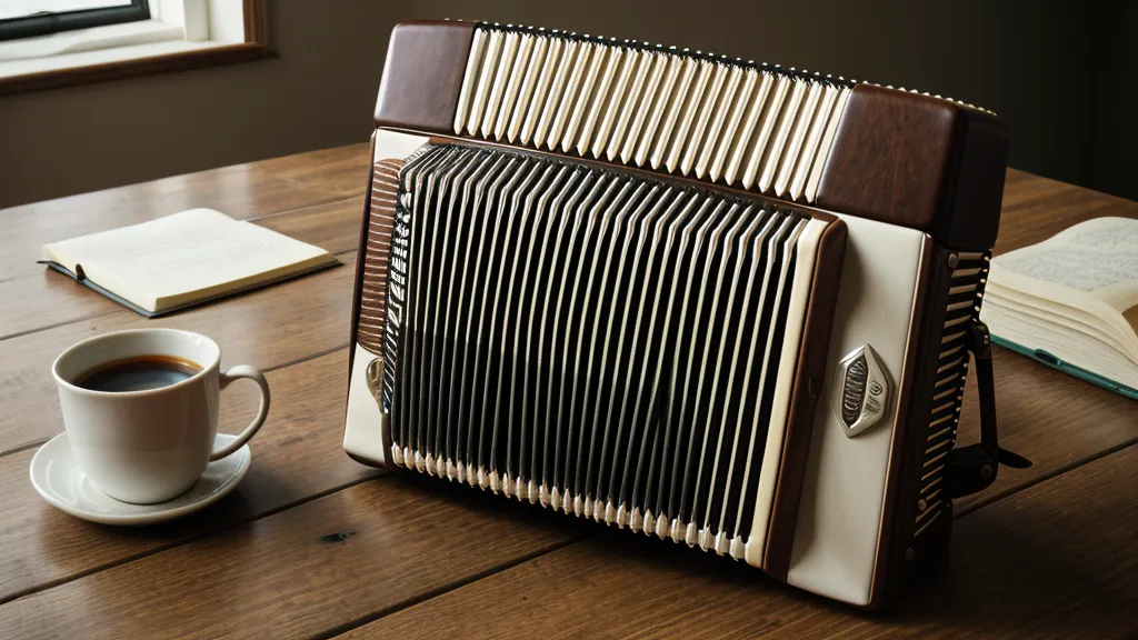 Balg der Ziehharmonika im Gegenlicht – Balgkontrolle beim Musizieren ohne Noten