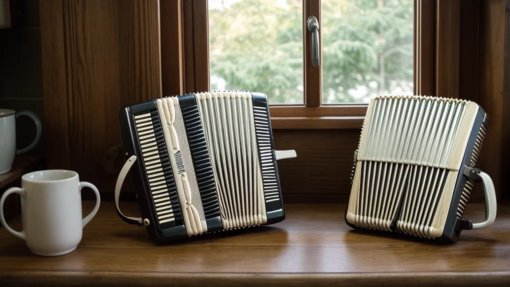 Ziehharmonika und Akkordeon im Vergleich – zwei Instrumente mit unterschiedlichem Gewicht und Tonsystem