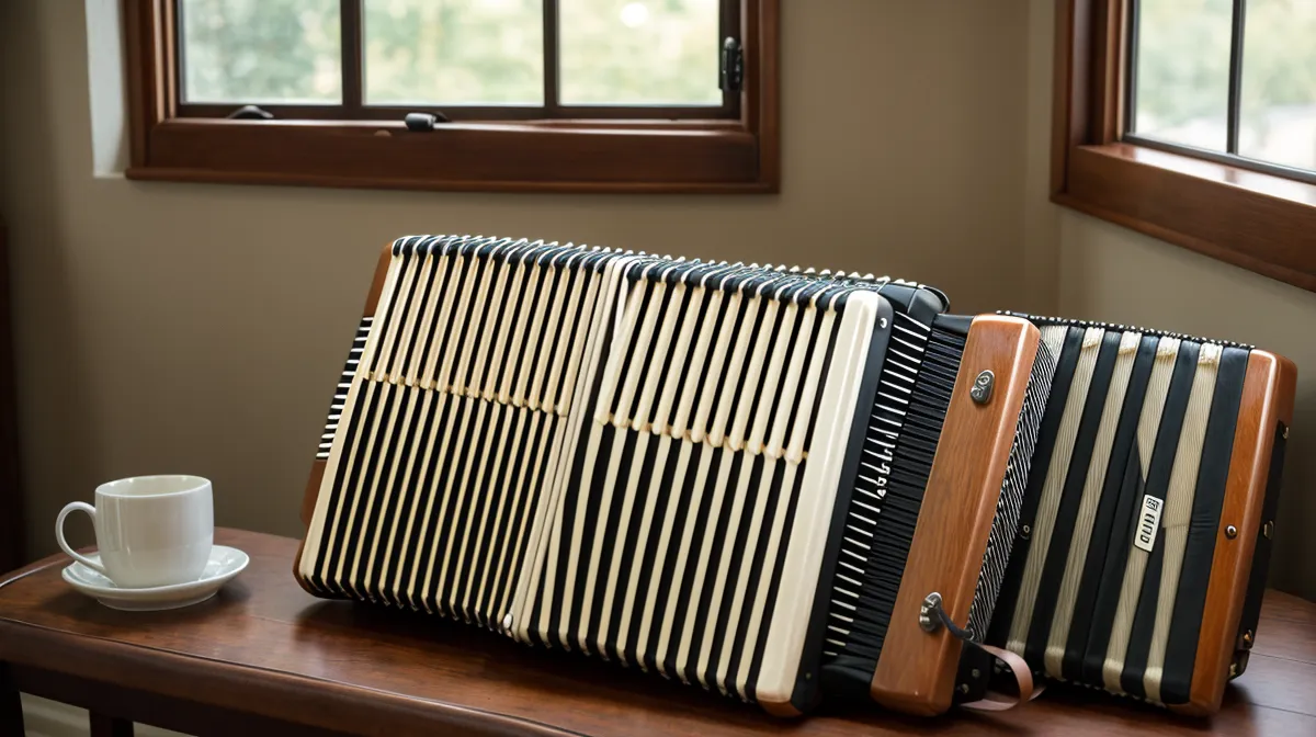 Ziehharmonika lernen ohne Noten: zweireihiges Instrument für Anfänger über 40